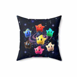 7 Lumas in the Galaxy Dark Cushion: Double-Sided Printed Cool Kiddo