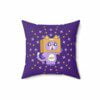 Foxy Lankybox Purple Cushion Double-Sided Cool Kiddo 18
