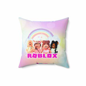 Roblox Girl Cushion: Double-Sided Rainbow Cool Kiddo