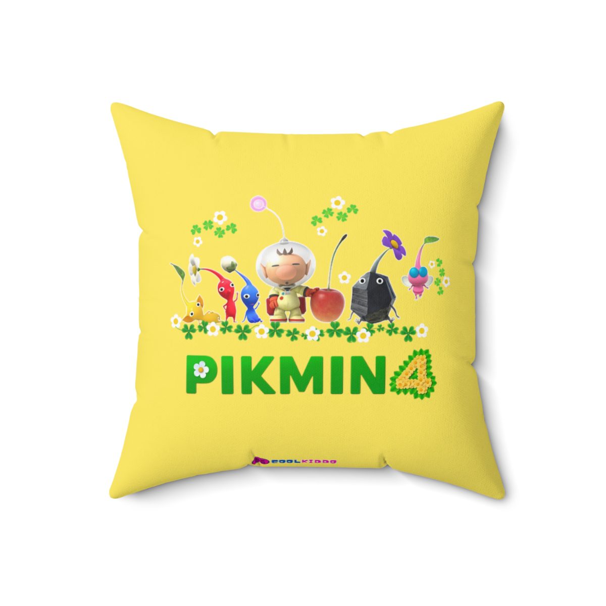 Pikmin 4 Yellow and Light Green Cushion (Double-Sided) Cool Kiddo 18