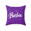 Purple Glitter Simulation Barbie Cushion Cool Kiddo 28