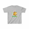 Pikmin 4 Kids Heavy Cotton™ Tee with Characters in the Front and Logo in the Back Cool Kiddo 42