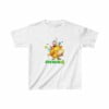 Pikmin 4 Kids Heavy Cotton™ Tee with Characters in the Front and Logo in the Back Cool Kiddo 34