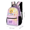 LANKYBOX Three-Piece Set – Book Bag, Lunch Bag, and Pencil Case – Lilac and Yellow Characters Backpack Cool Kiddo 32