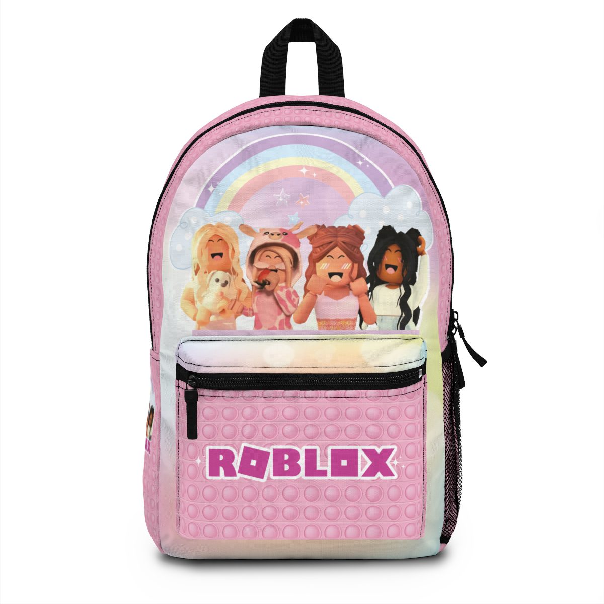 Pink Roblox Girls Backpack with Characters Cool Kiddo 10