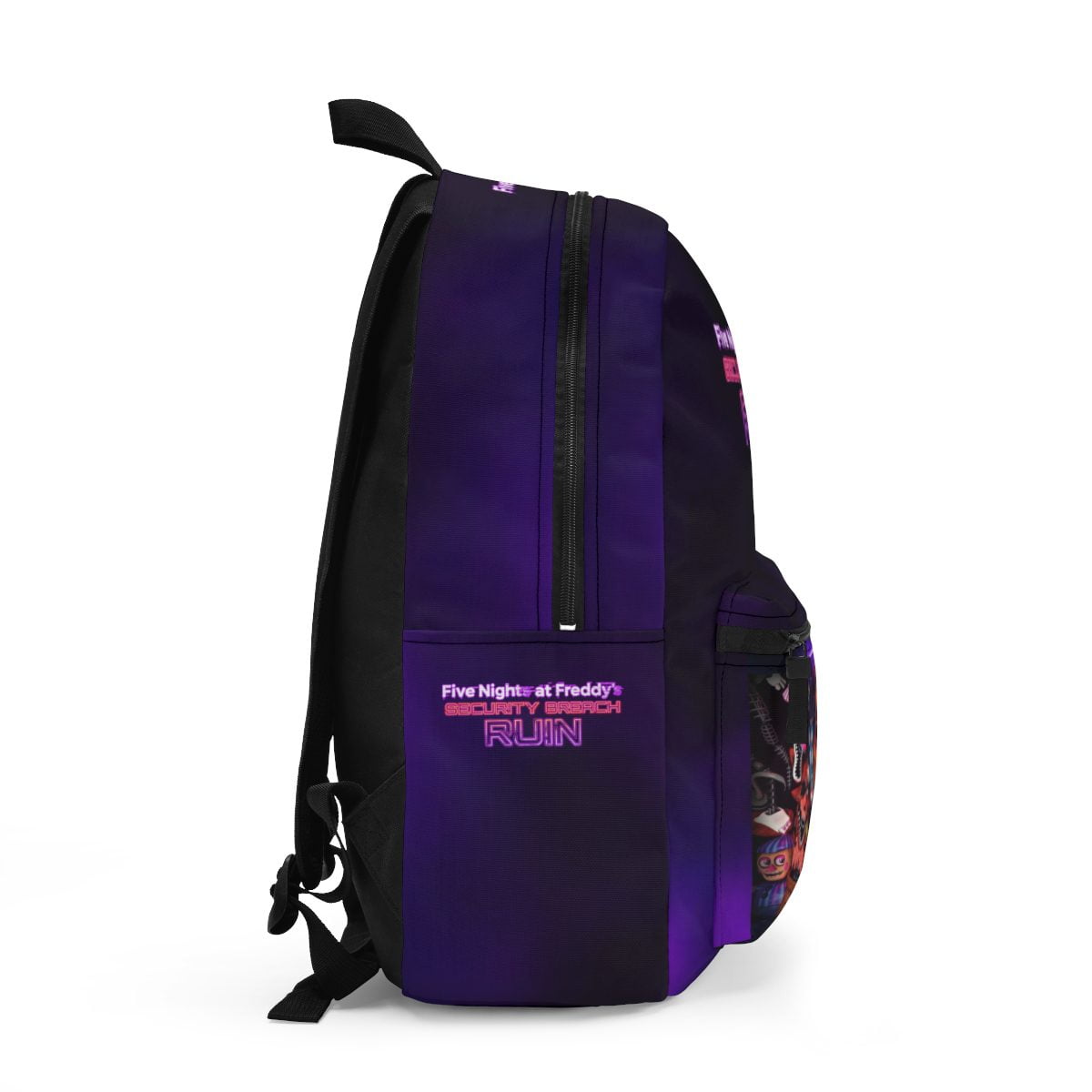 Five Nights at Freddy’s Security Breach Ruin DLC Dark Purple Backpack Cool Kiddo 12