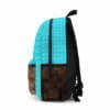Minecraft Backpack – Blue and Brown POP IT Simulation Silicone Figures Cool Kiddo 24
