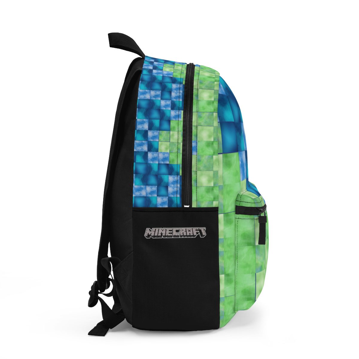 Mega-Craft Minecraft Green and Blue Backpack Cool Kiddo 12