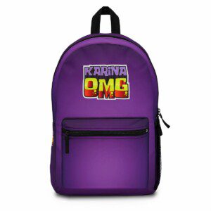 Karina OMG YouTuber Purple Backpack Cool Kiddo