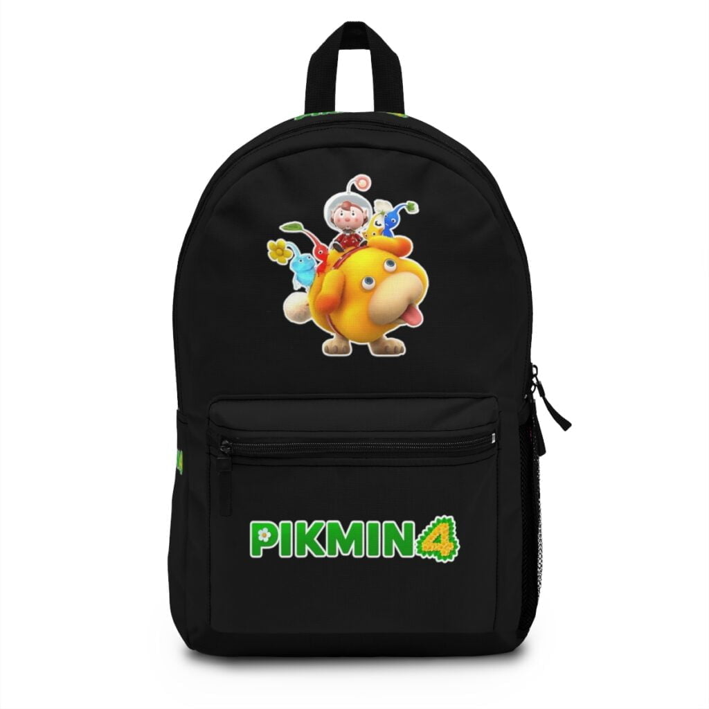 PIKMIN 4 Video Game Black Backpack
