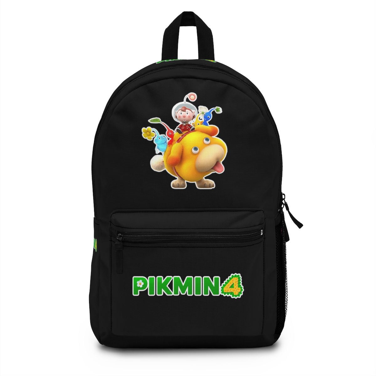 PIKMIN 4 Video Game Black Backpack Cool Kiddo 10