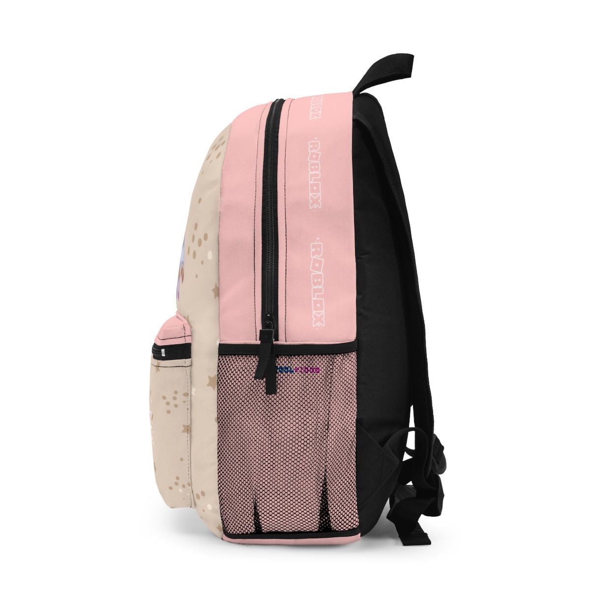 Light Pink and Beige Roblox Girls Backpack Cool Kiddo 14
