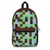 Brown Minecraft Backpack Mega-Craft Style Cool Kiddo 20
