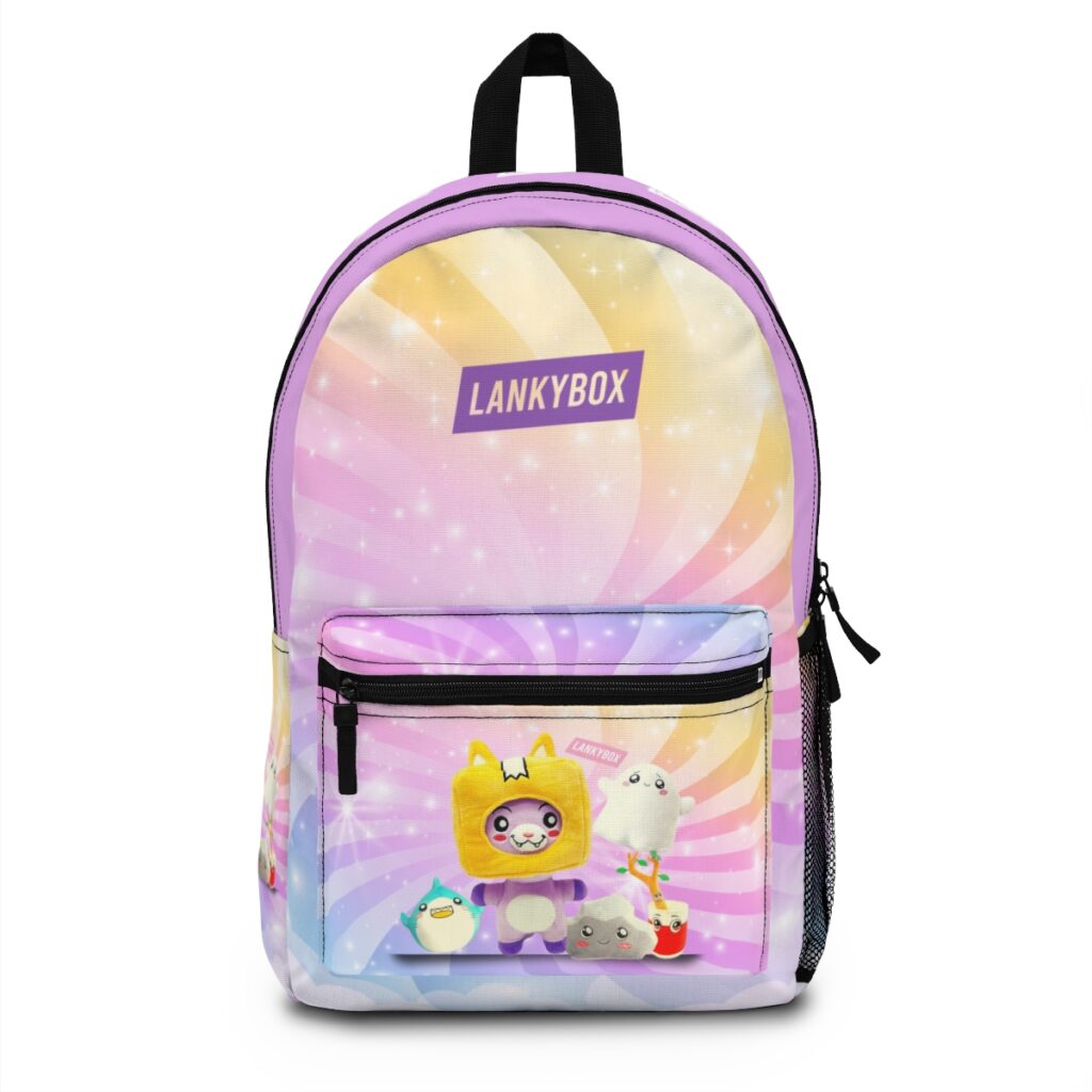 LANKYBOX Cute Characters Lilac and Yellow Backpack - Cool Kiddo