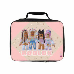 Light Pink and Beige Roblox Girls Lunchbox Cool Kiddo