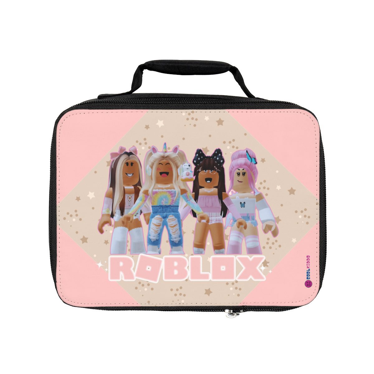 Light Pink and Beige Roblox Girls Lunchbox Cool Kiddo 10
