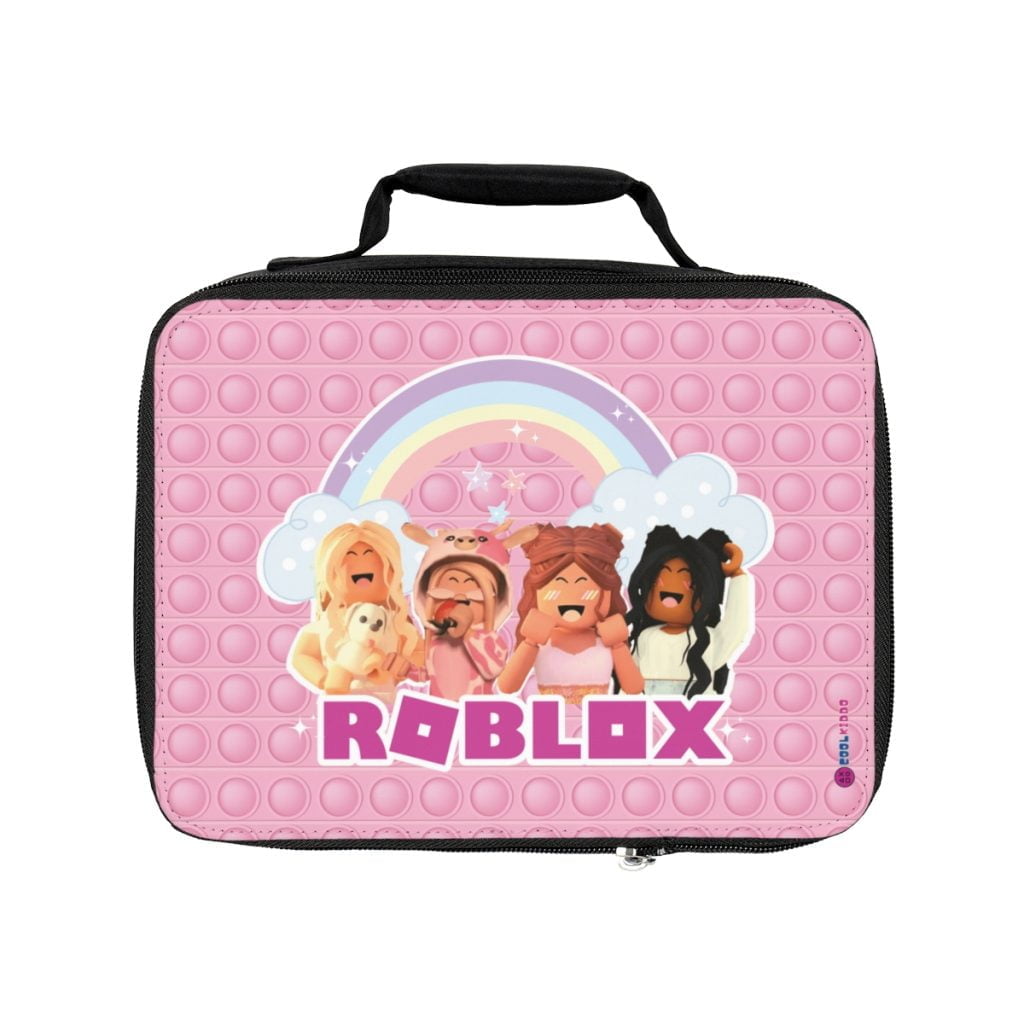 Pink Roblox Girls Lunchbox POP IT Simulation Cool Kiddo Pink Roblox Girls Lunchbox POP IT Simulation