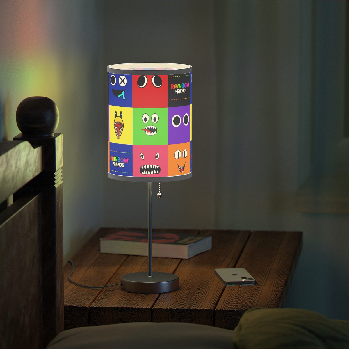 Rainbow Friends Monster Grid Lamp on a Stand, US|CA plug Cool Kiddo 32