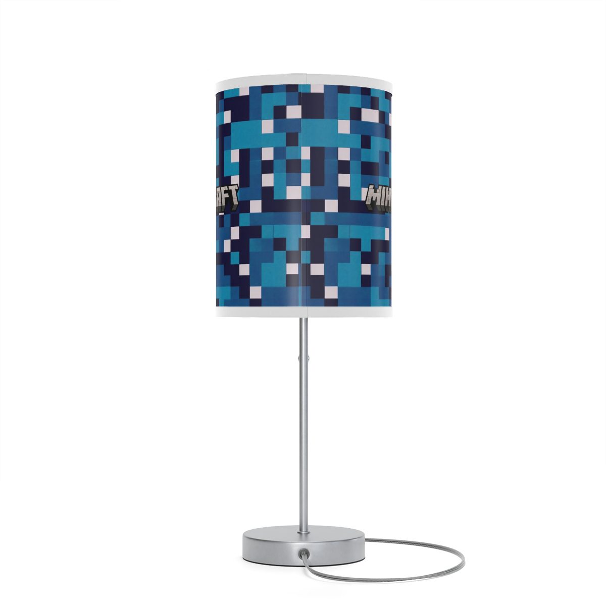 Blue Minecraft Lamp on a Stand, US|CA plug Cool Kiddo 24
