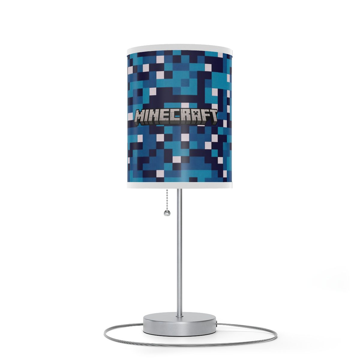 Blue Minecraft Lamp on a Stand, US|CA plug Cool Kiddo 28