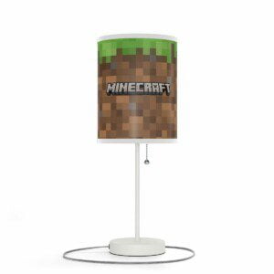 Minecraft Lamp on a Stand, US|CA plug Cool Kiddo