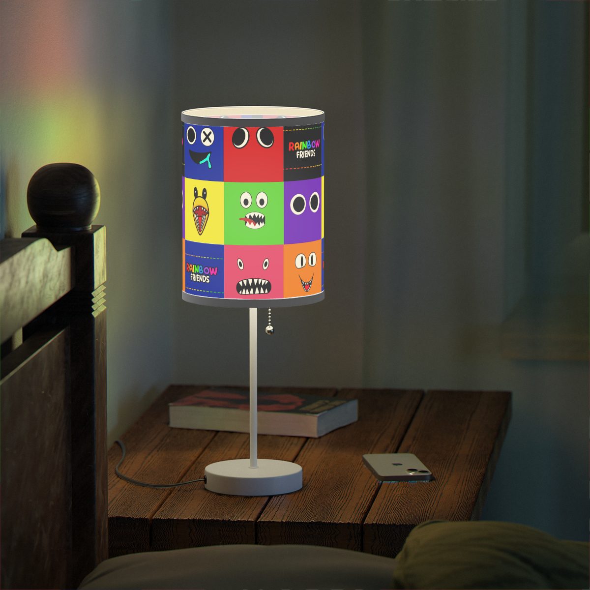 Rainbow Friends Monster Grid Lamp on a Stand, US|CA plug Cool Kiddo 20