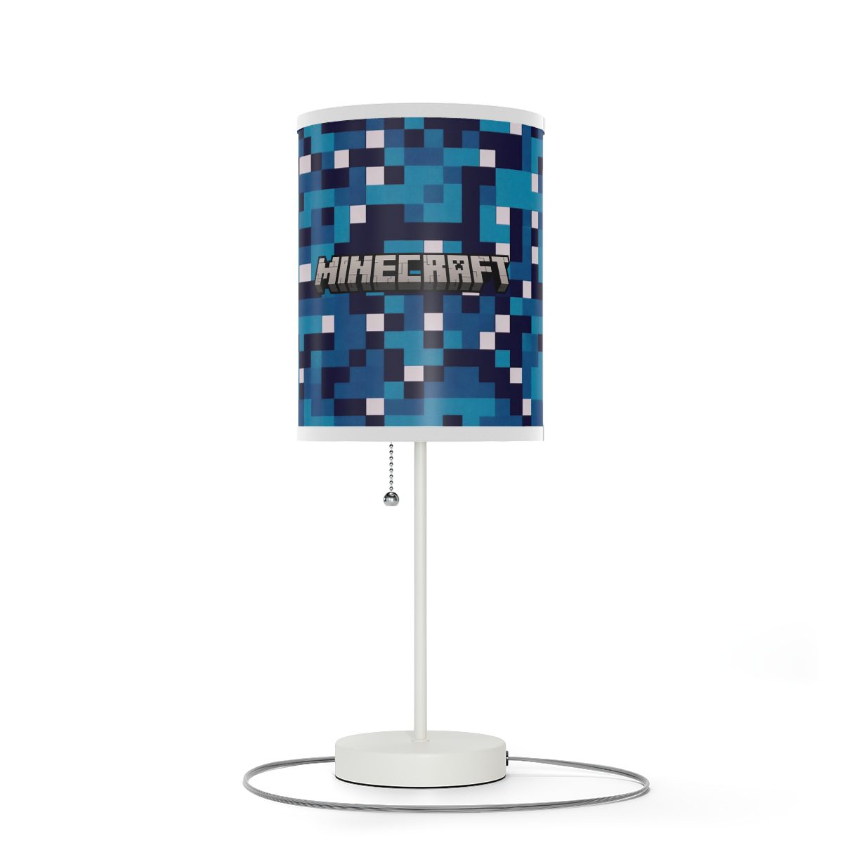 Blue Minecraft Lamp on a Stand, US|CA plug Cool Kiddo 16