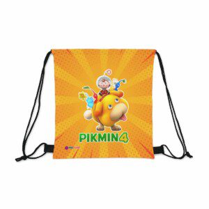PIKMIN 4 Video Game Yellow Drawstring Bag Cool Kiddo