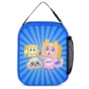 LANKYBOX Three-Piece Set – Book Bag, Lunch Bag, and Pencil Case – Cute Characters on Pocket Blue Backpack Cool Kiddo 38