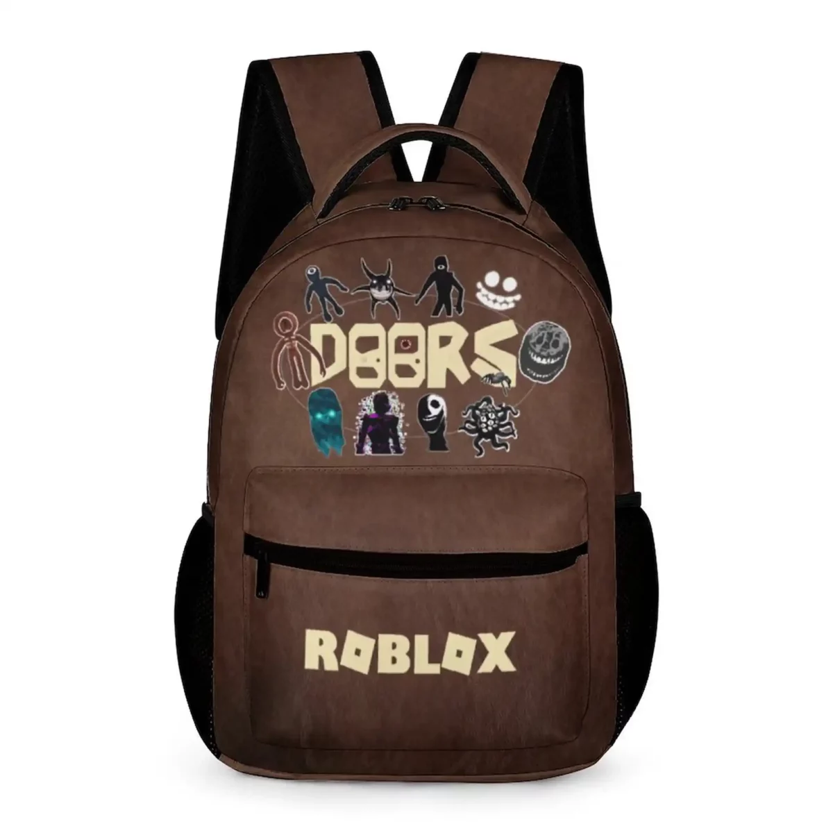 Personalized Name Roblox Doors Horror Characters Brown Backpack Cool Kiddo 14