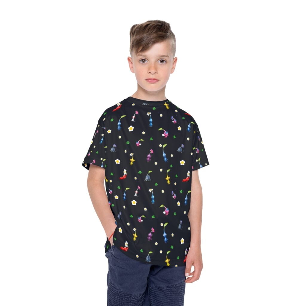 Pikmin 4 Rescue Pup Oatchi Pikmin 2023 Kids Sports Jersey (All Over