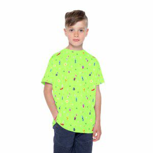 Pikmin 4 Rescue Pup Oatchi Pikmin 2023 Neon Yellow Kids Sports Jersey (All Over Print) Cool Kiddo