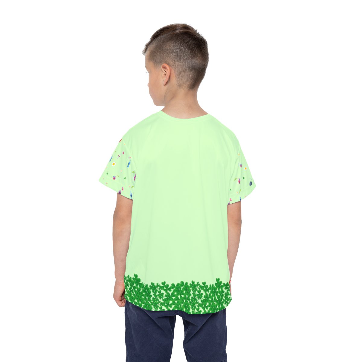 Pikmin 4 Rescue Pup Oatchi Pikmin 2023 Light Green Kids Sports Jersey (All Over Print) Cool Kiddo 18