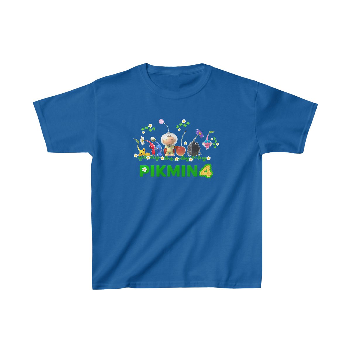 Pikmin 4 Characters Kids Heavy Cotton™ Tee (Double-Sided Print) Cool Kiddo 22