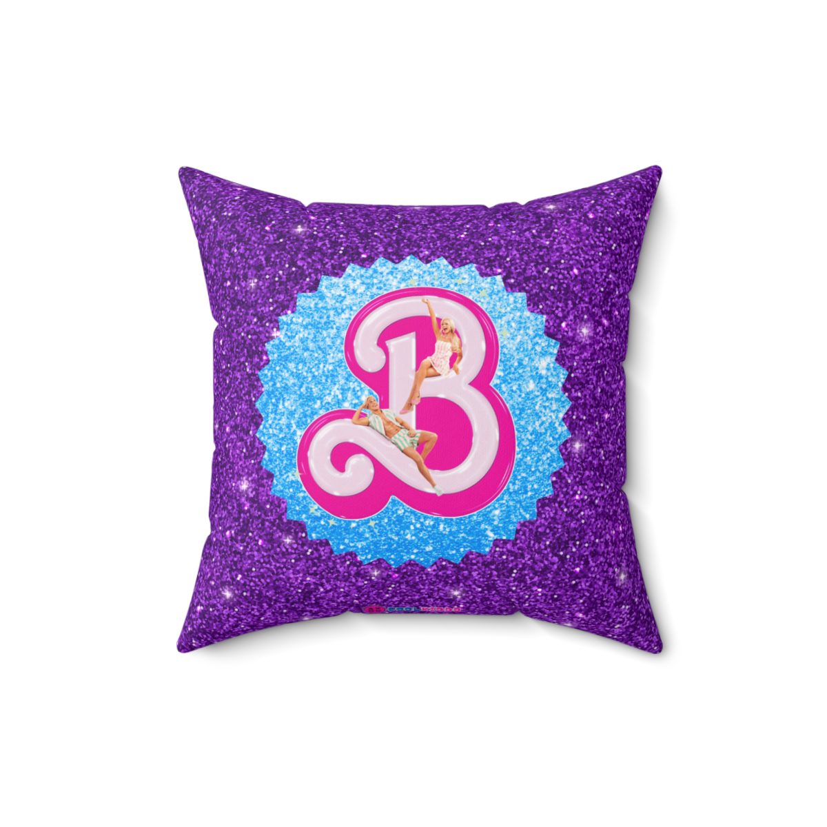 Barbie Movie 2023 Purple Sparkle Cushion Glitter Simulation Cool Kiddo 12