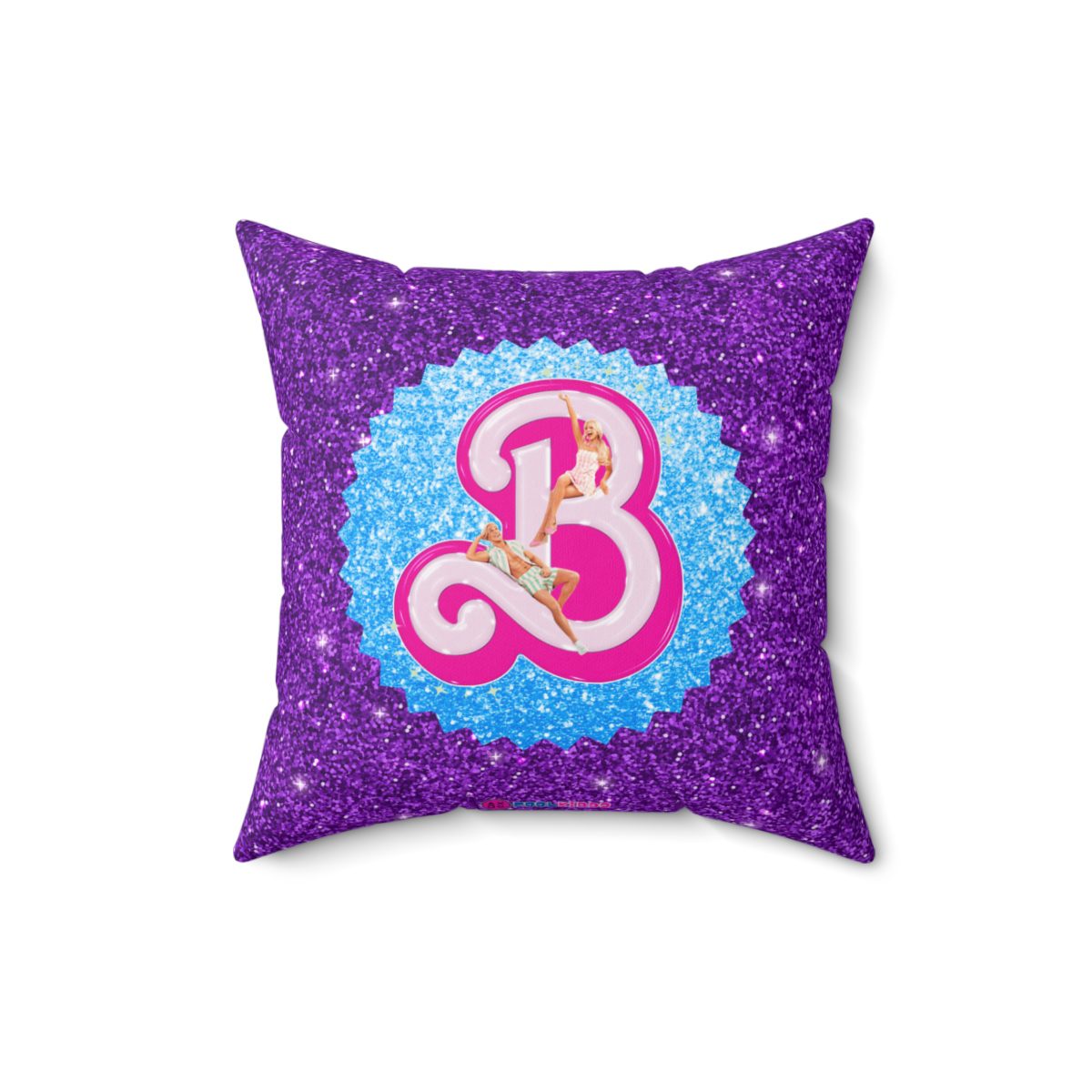 Barbie Movie 2023 Purple Sparkle Cushion Glitter Simulation Cool Kiddo 10