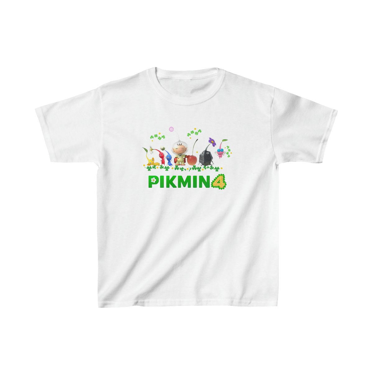 Pikmin 4 Characters Kids Heavy Cotton™ Tee (Double-Sided Print) Cool Kiddo 14