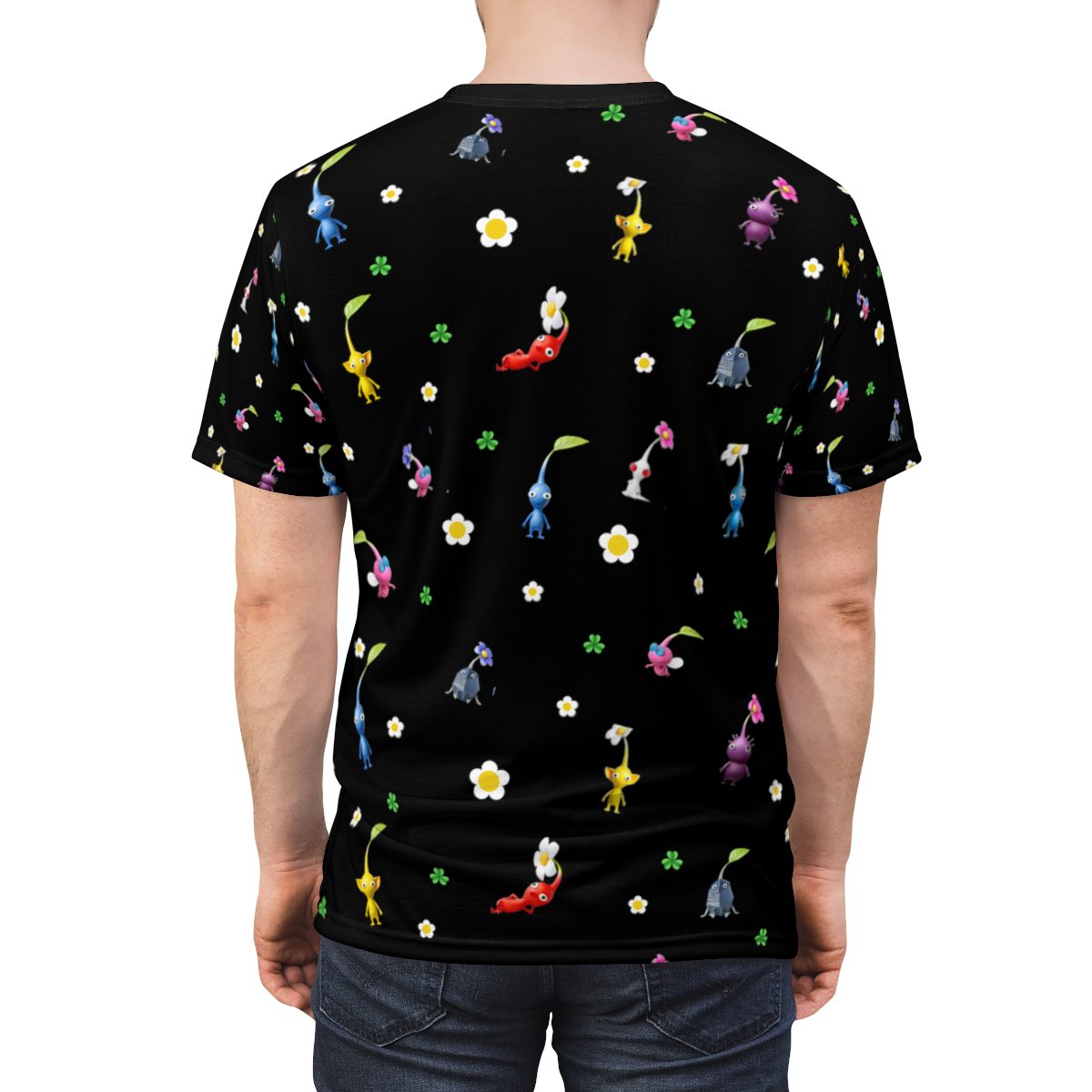 Pikmin 4 Rescue Pup Oatchi Pikmin 2023 Unisex Cut & Sew Tee (All Over Print) Cool Kiddo 34