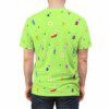 Pikmin 4 Rescue Pup Oatchi Pikmin 2023 Unisex Neon Yellow Tee (All Over Print) Cool Kiddo 34