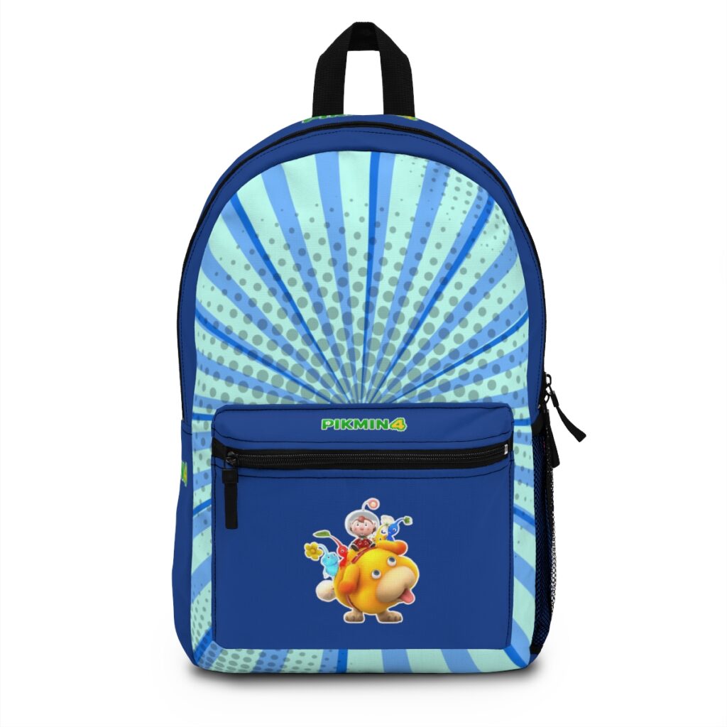 PIKMIN 4 Video Game Blue Backpack Cool Kiddo PIKMIN 4 Video Game Blue Backpack