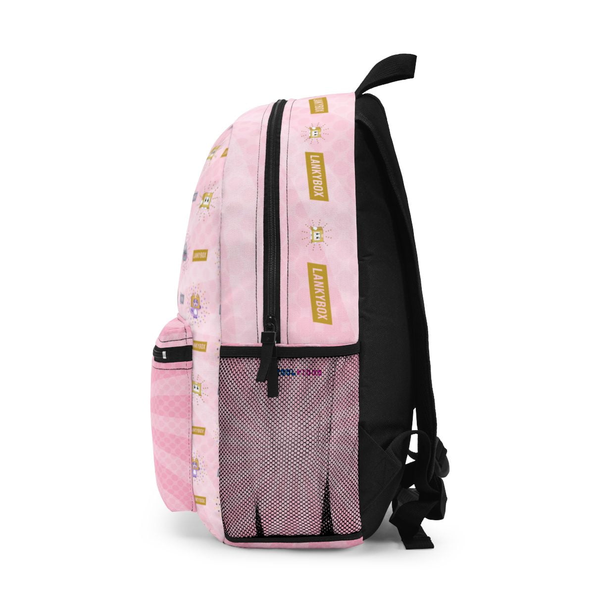 Lankybox Cute Character Boxy on Front Pocket Pink Backpack Cool Kiddo 14