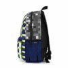 Blue Grey and Green Minecraft Backpack Mega-Craft Book Bag Cool Kiddo 24