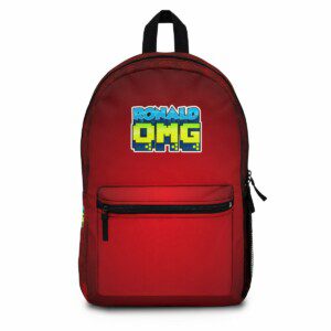 Ronald OMG Logo YouTube Video Game Channel Backpack Cool Kiddo 10
