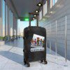 Roblox Suitcase for Children, Roblox Games. Black Suitcase with Geometric Background. Carry-On Suitcase Cool Kiddo 32