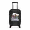 Roblox Suitcase for Children, Roblox Games. Black Suitcase with Geometric Background. Carry-On Suitcase Cool Kiddo 28