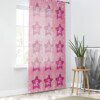 Pink Glitter Simulation Star Shine Barbie Window Curtain