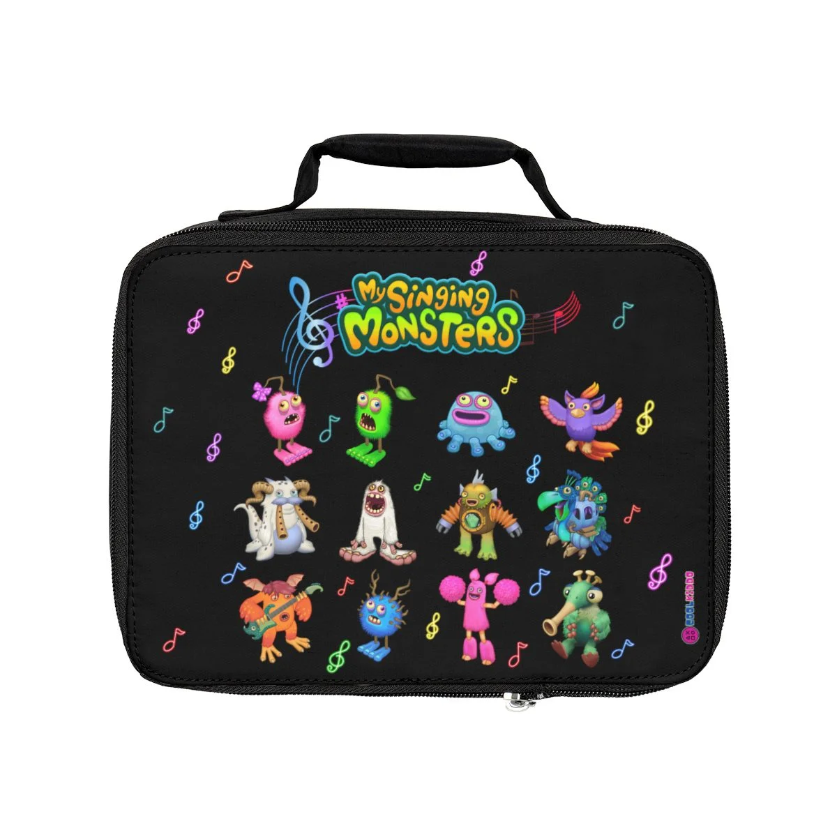 My Singing Monsters Black Lunch Box Fun Monsters Lunch Bag Cool Kiddo 10