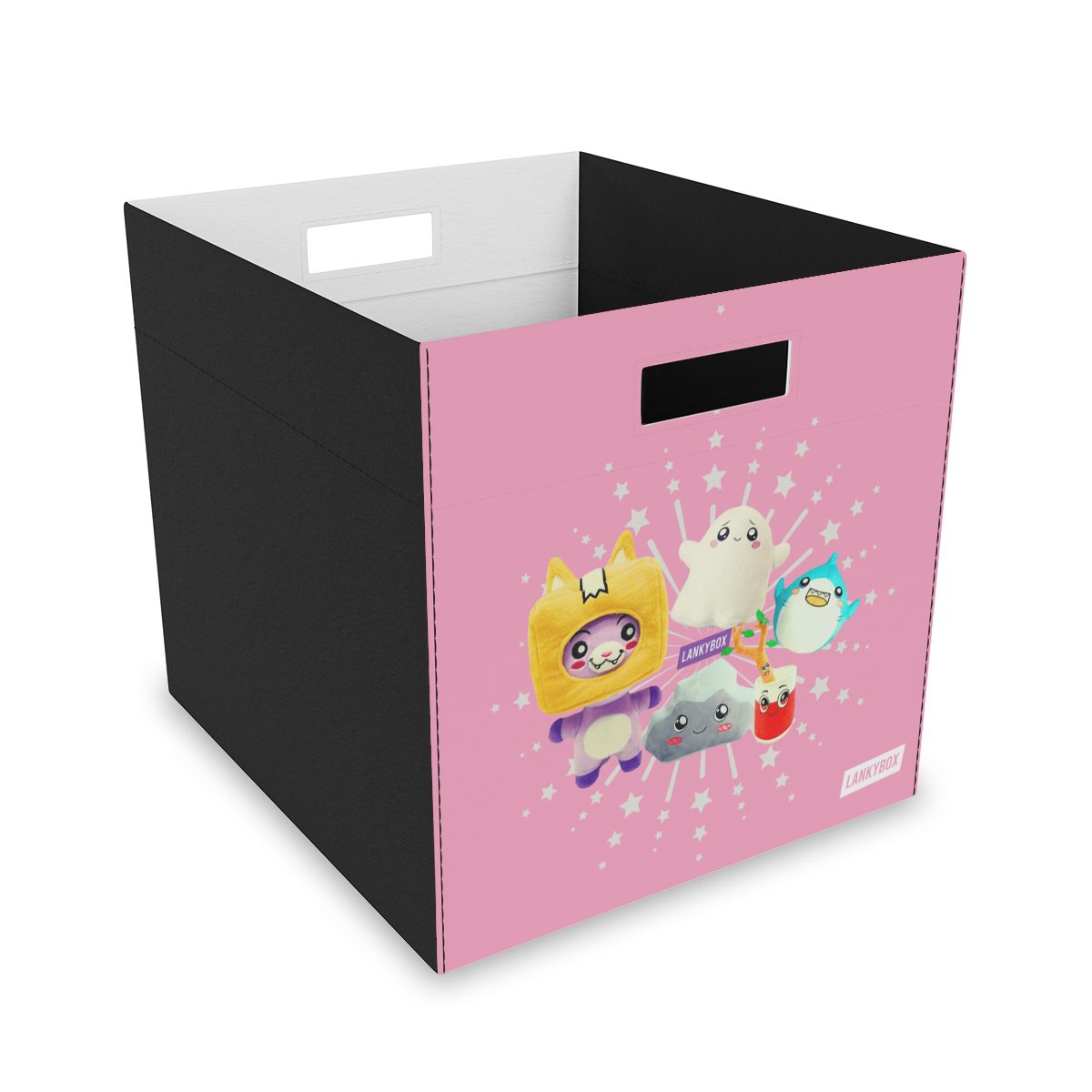 Lanky Box Cute Characters Double Sided Print Felt Storage Box Cool Kiddo 14