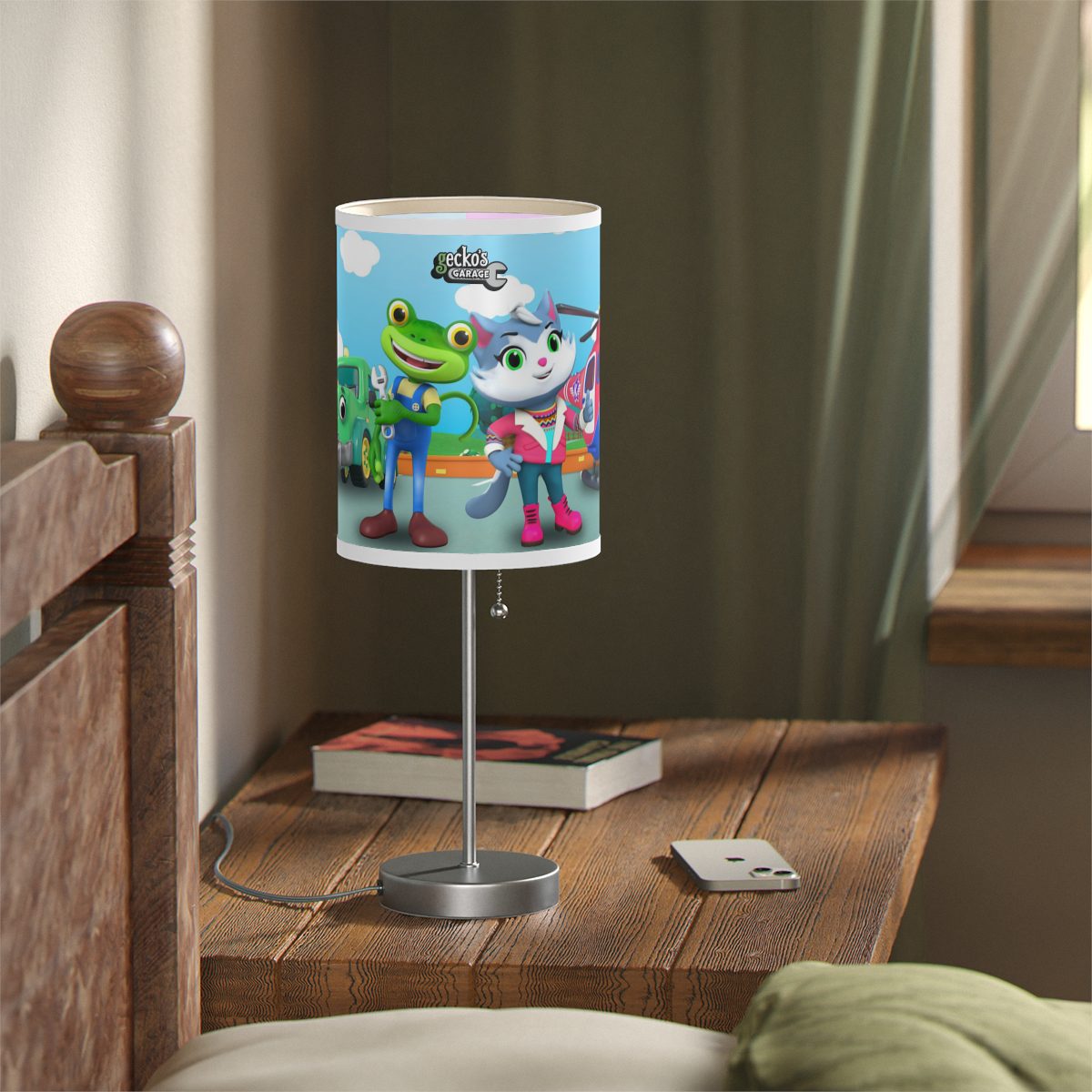 Gecko’s Garage Main Characters Lamp on a Stand Cool Kiddo 30
