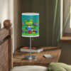 Gecko's Garage Green Lamp on a Stand